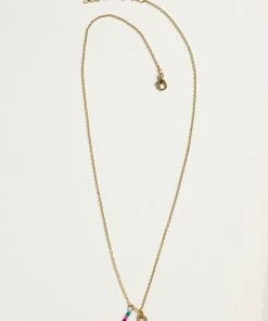 Natural Life Initial Charm Necklace Best Selling Gifts