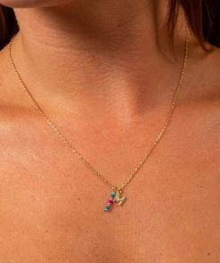 Natural Life Initial Charm Necklace Best Selling Gifts