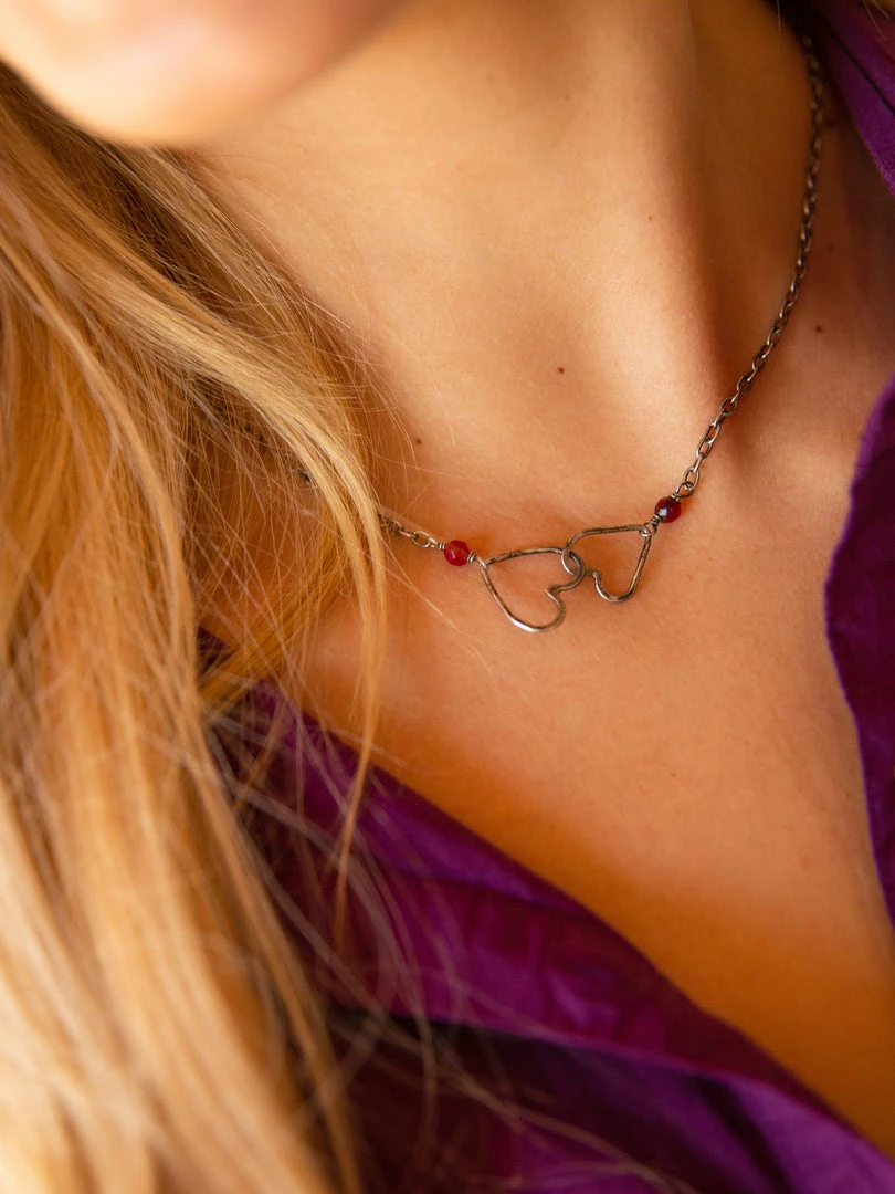 Natural Life ACCESSORIES Metal Heart Necklace 3 Natural Life ACCESSORIES Metal Heart Necklace