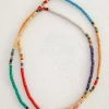 Natural Life Wooden Beaded Necklace 2 Natural Life Wooden Beaded Necklace