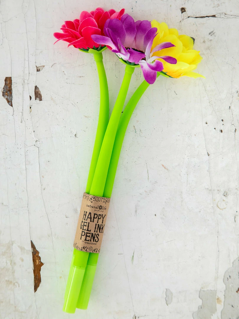 Natural Life Happy Gel Ink Pens Back To Campus 4 Natural Life Happy Gel Ink Pens Back To Campus