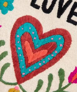 Natural Life Hand Embroidered Pillow NEW & TRENDING 29 Natural Life Hand Embroidered Pillow NEW & TRENDING