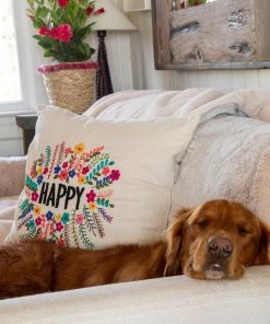 Natural Life Hand Embroidered Pillow NEW & TRENDING 39 Natural Life Hand Embroidered Pillow NEW & TRENDING