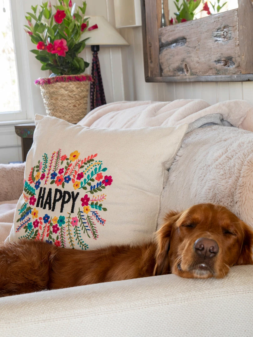 Natural Life Hand Embroidered Pillow NEW & TRENDING 17 Natural Life Hand Embroidered Pillow NEW & TRENDING