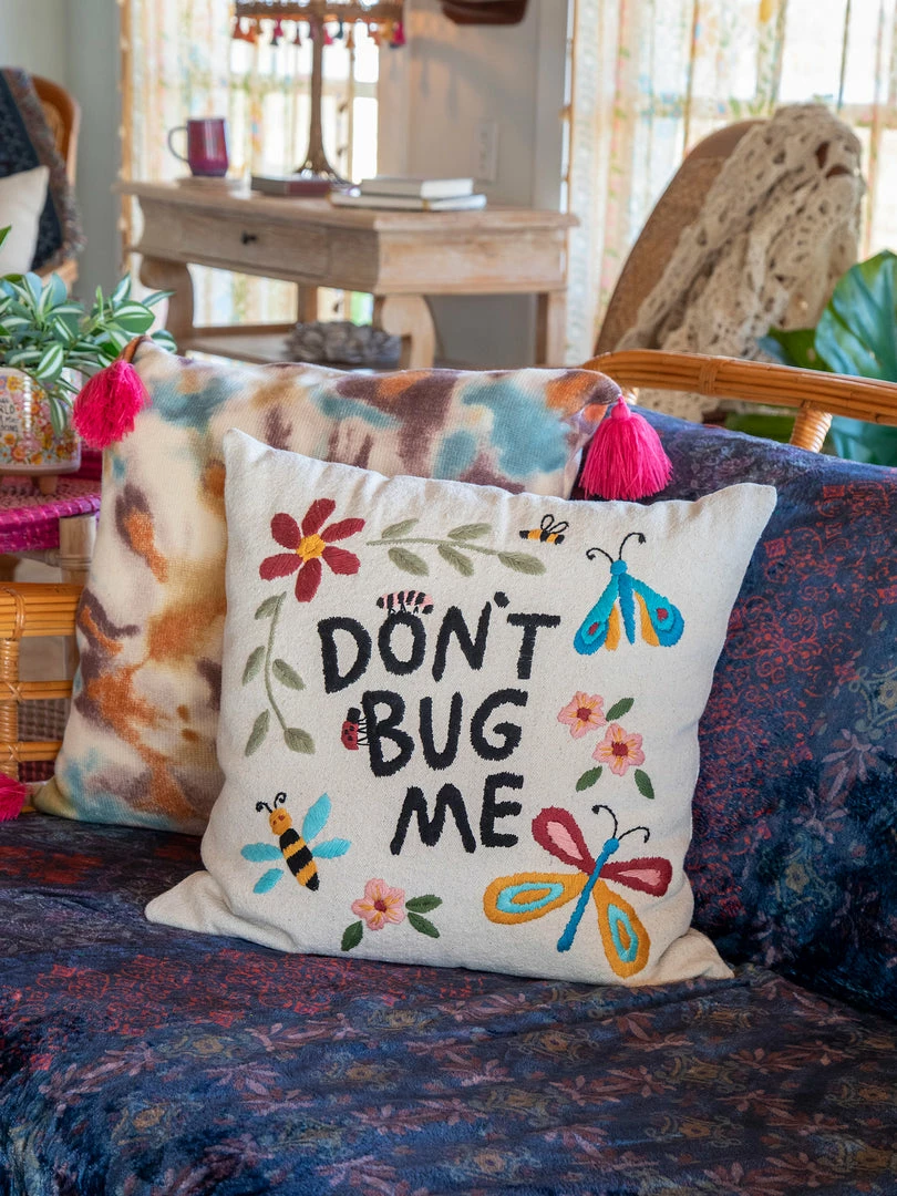 Natural Life Hand Embroidered Pillow NEW & TRENDING 22 Natural Life Hand Embroidered Pillow NEW & TRENDING