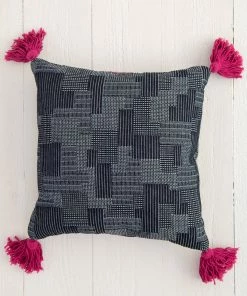 Natural Life Back To Campus Tesoro Embroidered Pillow