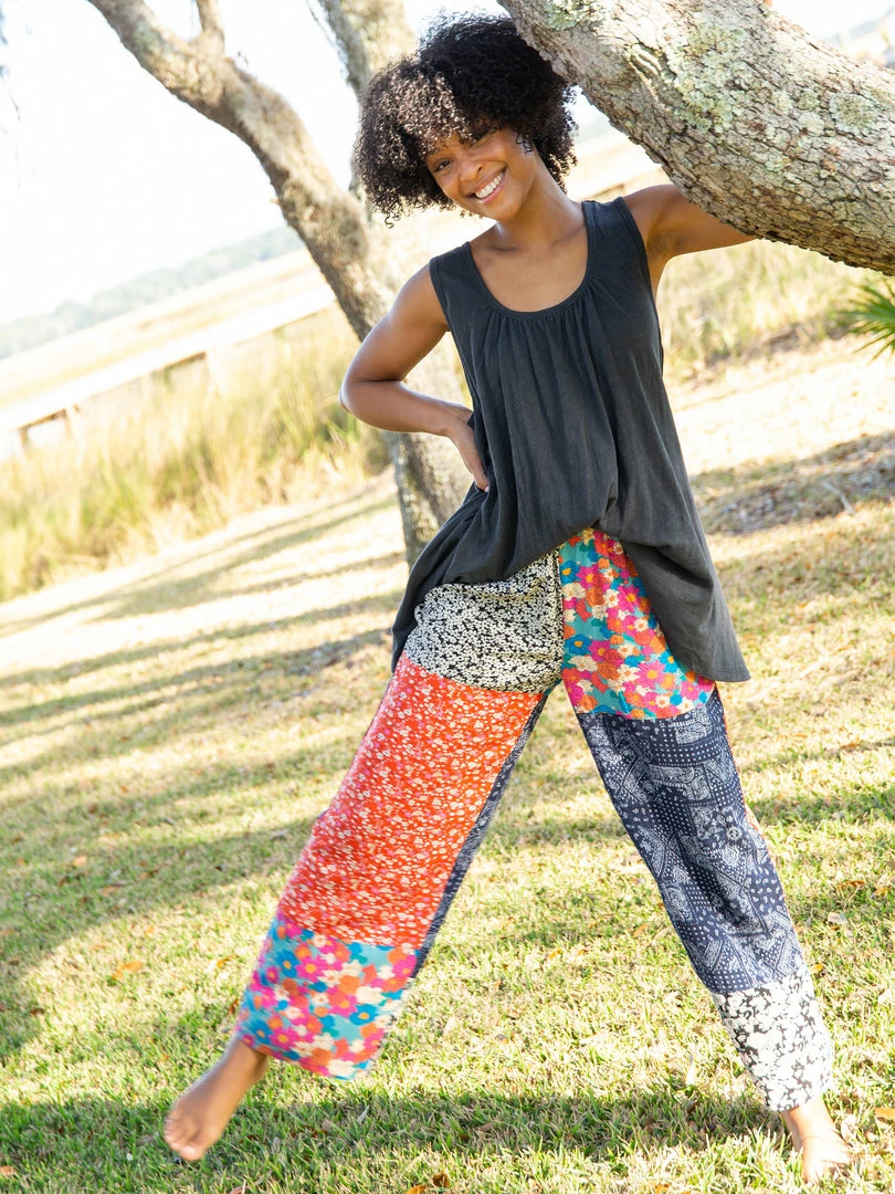 Natural Life CLOTHES Mimi Mixed Print Pant 9 Natural Life CLOTHES Mimi Mixed Print Pant