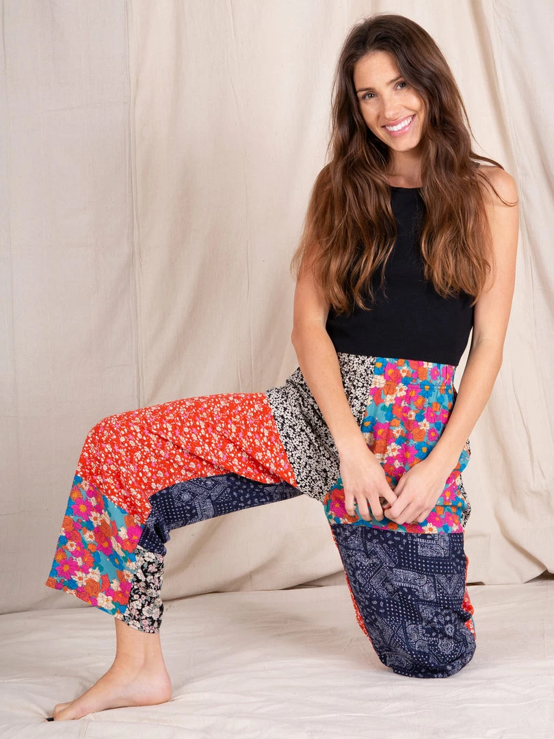 Natural Life CLOTHES Mimi Mixed Print Pant 10 Natural Life CLOTHES Mimi Mixed Print Pant