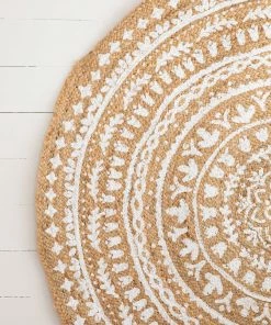 Natural Life Printed Jute Rug Back To Campus