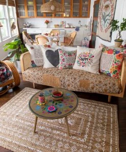 Natural Life Printed Jute Rug Back To Campus