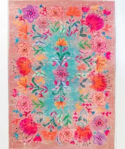Natural Life Boho Garden Chenille Rug Back To Campus