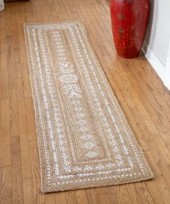Natural Life Printed Jute Rug Back To Campus