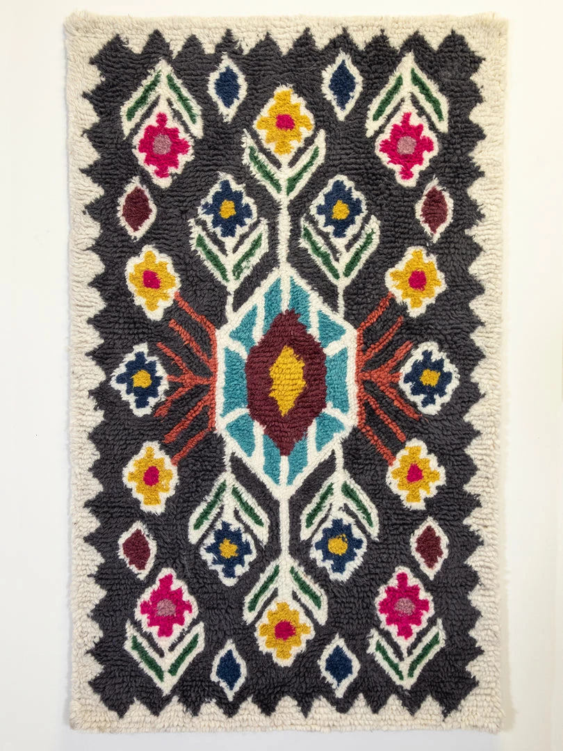 Natural Life NEW & TRENDING Charcoal Shaggy Wool Rug 8 Natural Life NEW & TRENDING Charcoal Shaggy Wool Rug