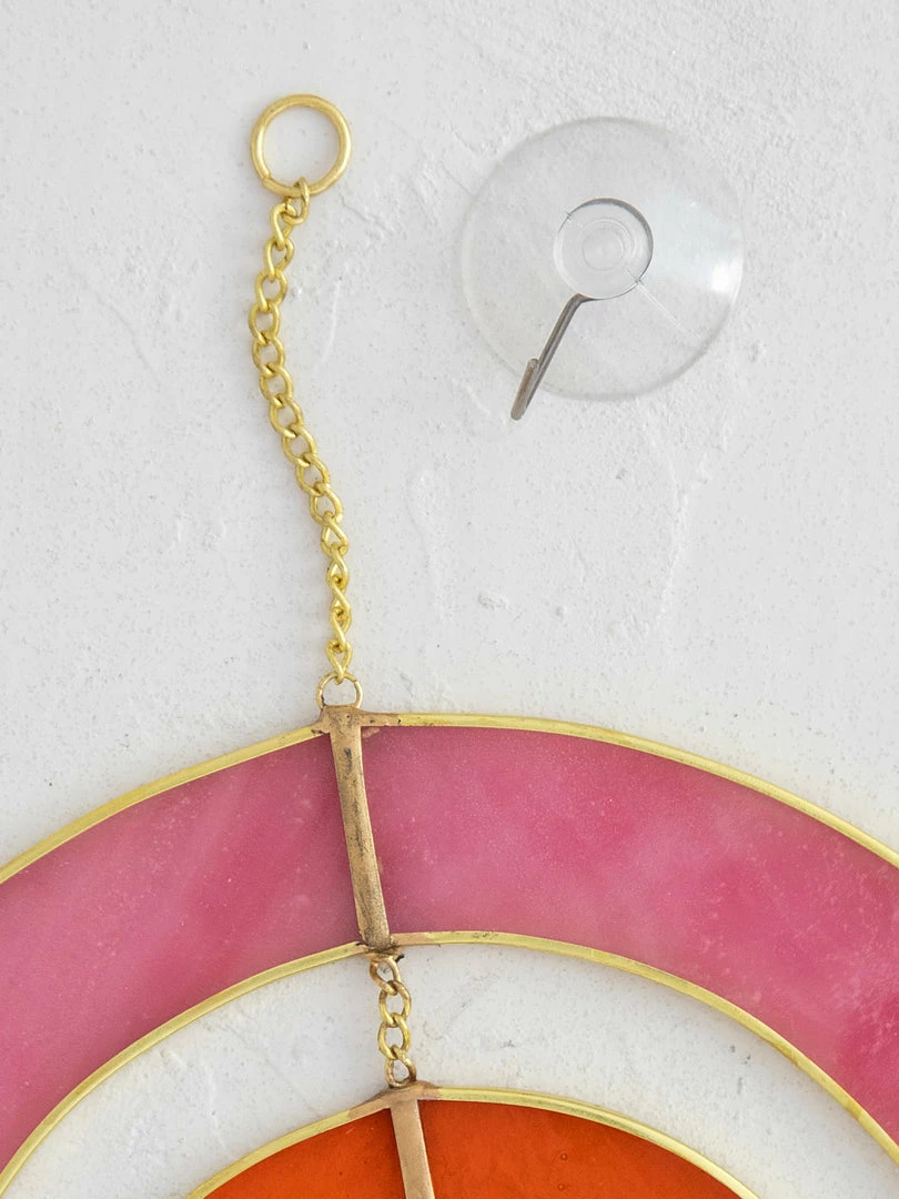 Natural Life Stained Glass Window Hanging 4 Natural Life Stained Glass Window Hanging