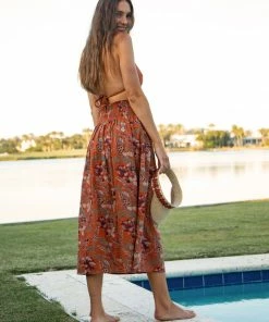 Natural Life Meadow Smocked Midi Skirt 17 Natural Life Meadow Smocked Midi Skirt