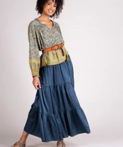Natural Life NEW & TRENDING Satin Hanna Maxi Skirt