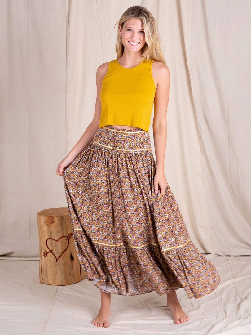 Natural Life CLOTHES Prairie Smocked Skirt 7 Natural Life CLOTHES Prairie Smocked Skirt