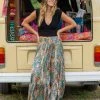 Natural Life Printed Satin Hanna Maxi Skirt NEW & TRENDING