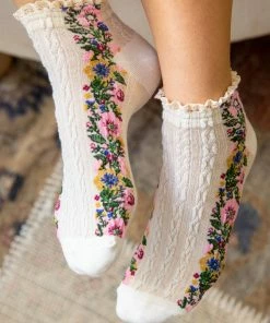 Natural Life Floral Ankle Sock Set Back To Campus