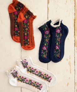 Natural Life Floral Ankle Sock Set Back To Campus