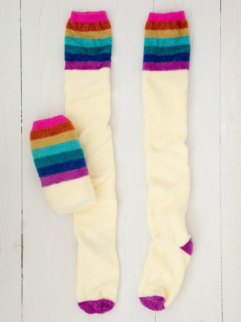 Natural Life Over-the-Knee Cozy Socks 20 Natural Life Over-the-Knee Cozy Socks
