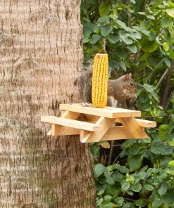 Natural Life Beach & Outdoors Squirrel Picnic Table Feeder