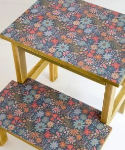 Natural Life Step Stool Table