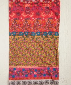 Natural Life Border Print Boho Bandeau Accessories