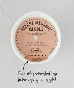Natural Life Secret Message Candle HOME & LIVING