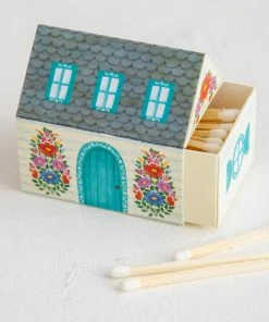 Natural Life HOME & LIVING Set Of 2 Cottage Matchboxes