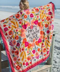 Natural Life XL Shabana Beach Towel Back To Campus