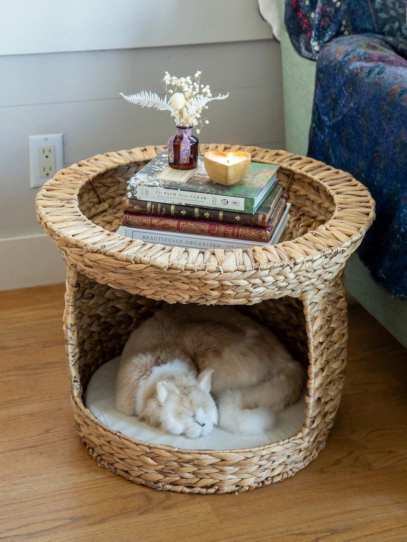 Natural Life Cat Bed Basket Table 3 Natural Life Cat Bed Basket Table