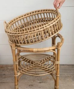 Natural Life HOME & LIVING Rattan Tray Side Table