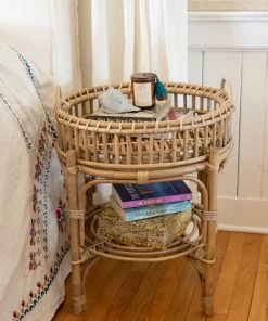 Natural Life HOME & LIVING Rattan Tray Side Table