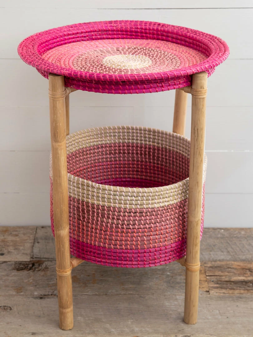 Natural Life Back To Campus Rattan Side Table 5 Natural Life Back To Campus Rattan Side Table