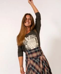 Natural Life Long Sleeve Boho Tee