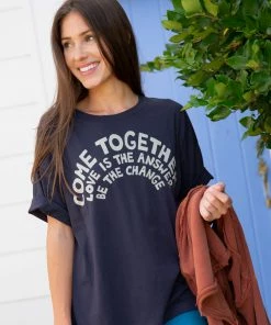 Natural Life SUMMER SHOP Remi Distressed Tee