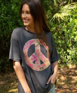 Natural Life SUMMER SHOP Remi Distressed Tee