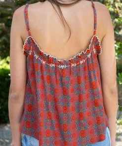 Natural Life NEW & TRENDING Embroidered Harley Top