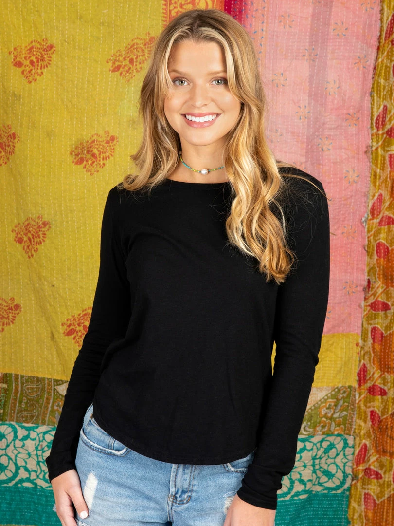 Natural Life The Long Sleeve Weekend Tee CLOTHES 3 Natural Life The Long Sleeve Weekend Tee CLOTHES