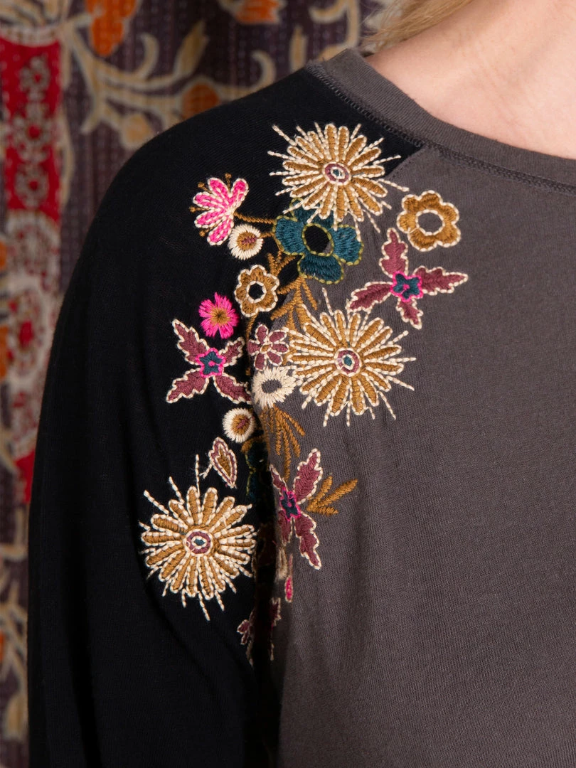 Natural Life Embroidered Raglan Top CLOTHES 5 Natural Life Embroidered Raglan Top CLOTHES