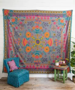 Natural Life Coverlet Tapestry Back To Campus