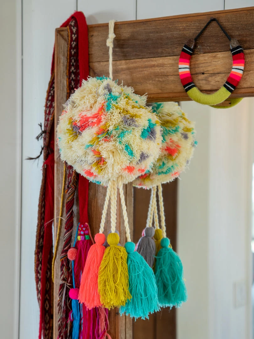 Natural Life Back To Campus Jumbo Pom Pom Tassel 4 Natural Life Back To Campus Jumbo Pom Pom Tassel