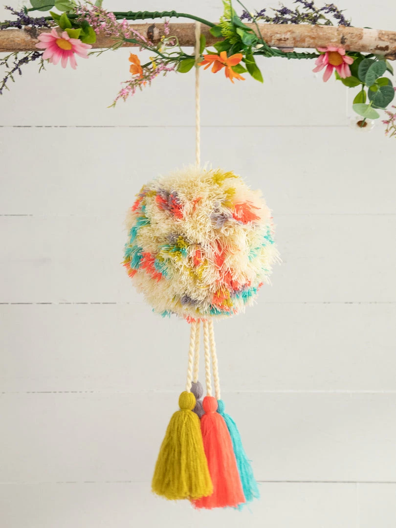 Natural Life Back To Campus Jumbo Pom Pom Tassel 5 Natural Life Back To Campus Jumbo Pom Pom Tassel