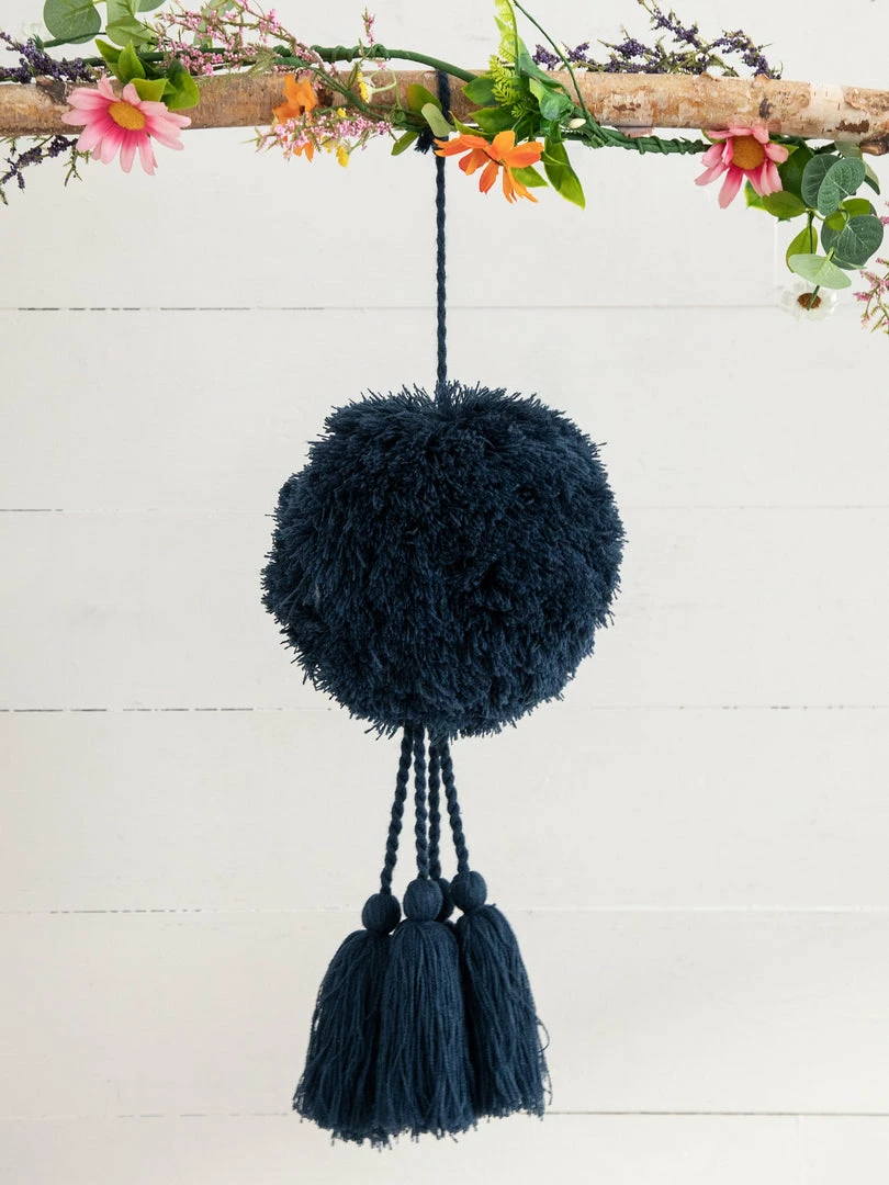 Natural Life Back To Campus Jumbo Pom Pom Tassel 9 Natural Life Back To Campus Jumbo Pom Pom Tassel