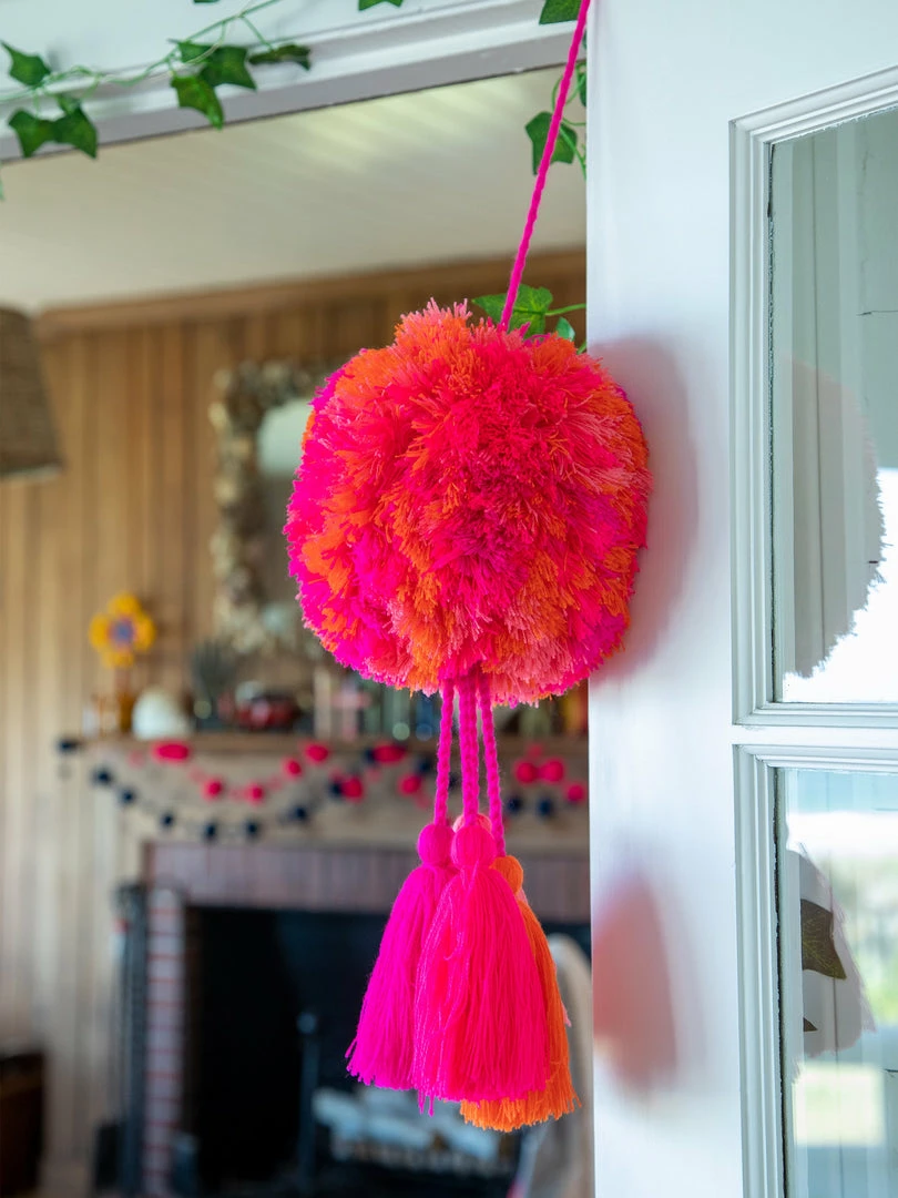 Natural Life Back To Campus Jumbo Pom Pom Tassel 11 Natural Life Back To Campus Jumbo Pom Pom Tassel