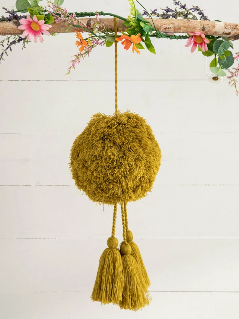 Natural Life Back To Campus Jumbo Pom Pom Tassel 18 Natural Life Back To Campus Jumbo Pom Pom Tassel