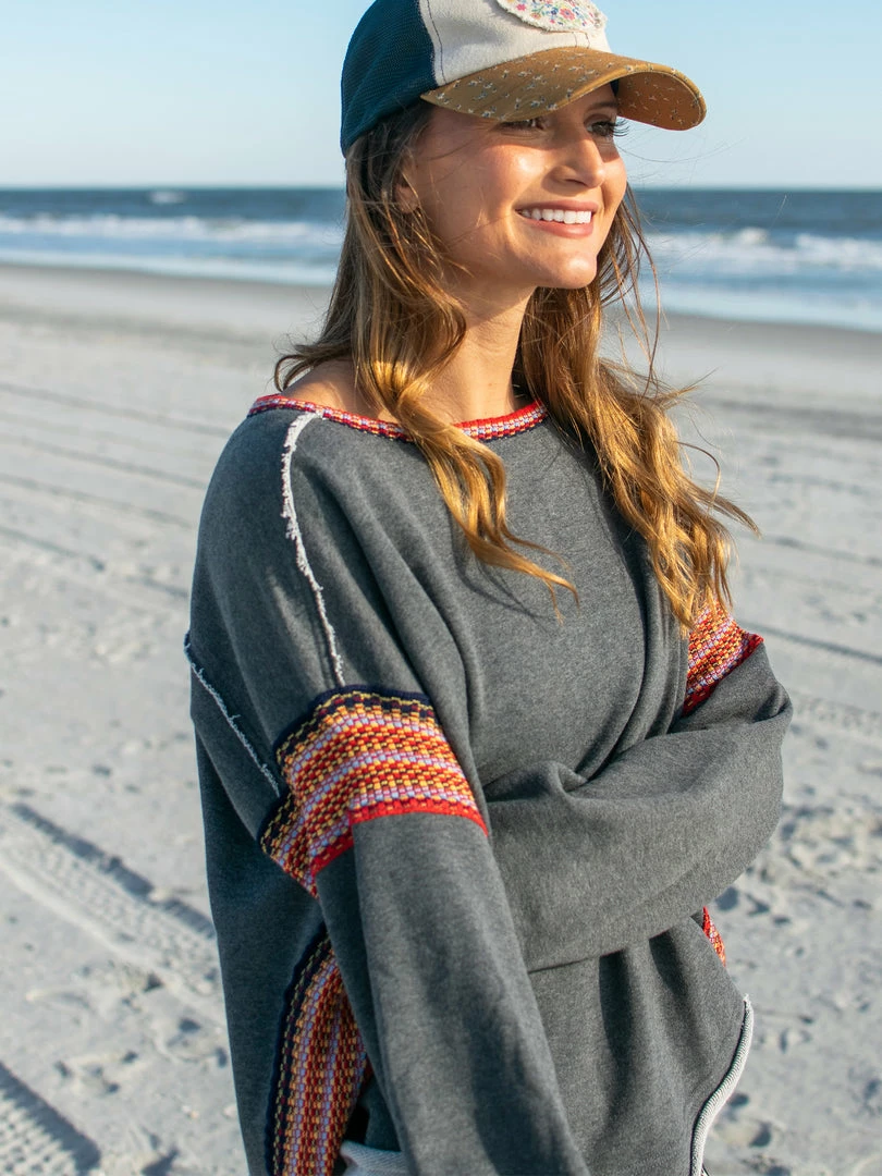 Natural Life Trim Sweatshirt 6 Natural Life Trim Sweatshirt