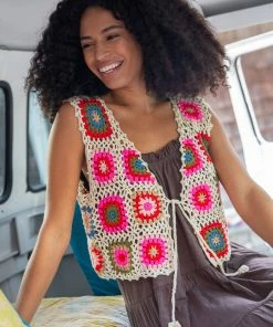 Natural Life Crochet Vest SUMMER SHOP