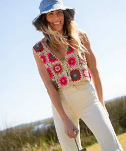 Natural Life Crochet Vest SUMMER SHOP